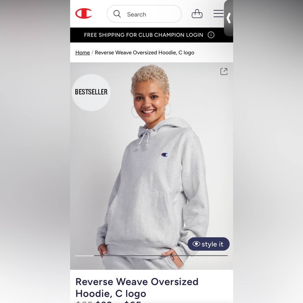 Champion hoodie